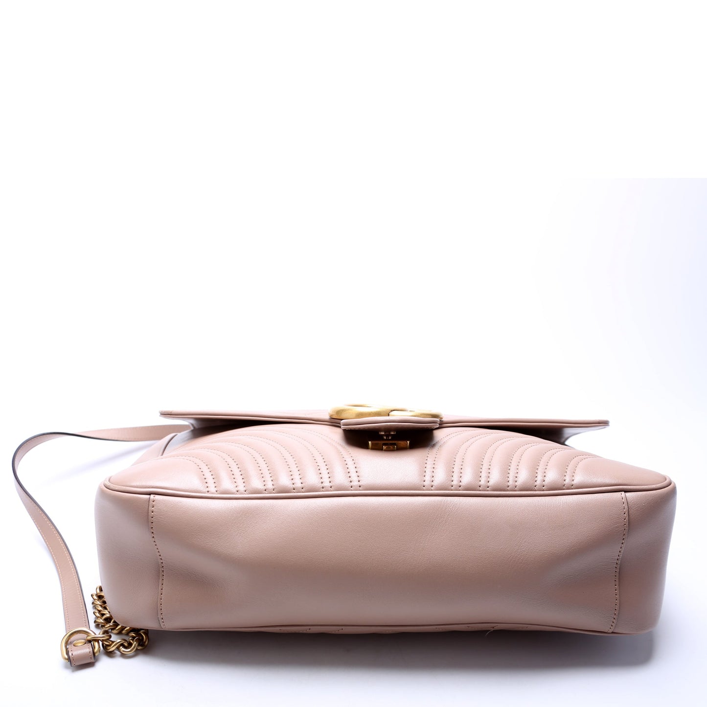 Gucci 498090 Marmont Large Tan Bag