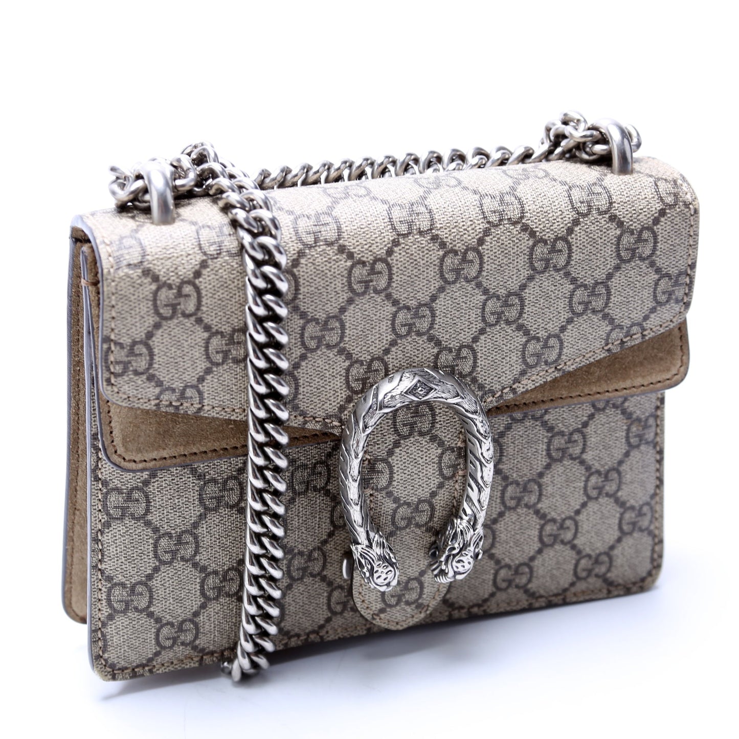 Gucci 421970 Dionysus GG Shoulder Mini Tan Bag