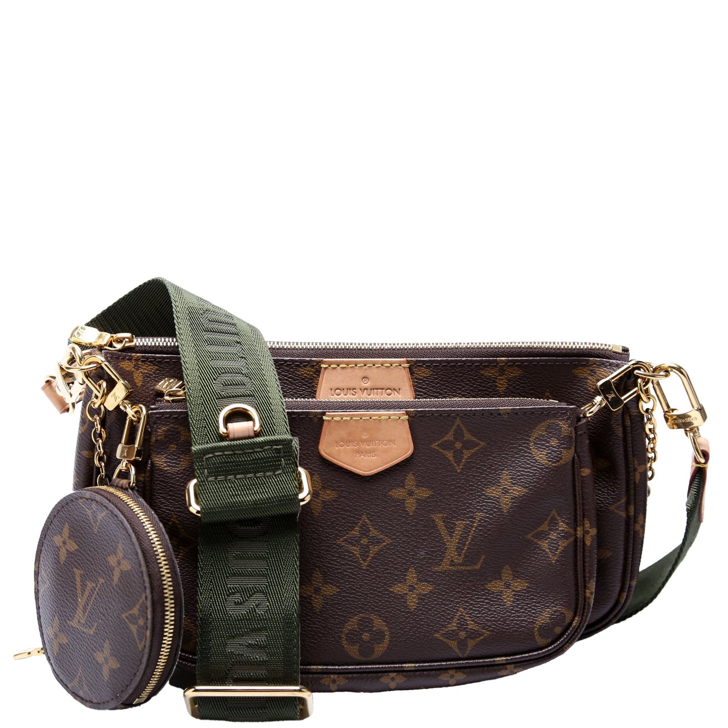 Louis Vuitton Multi Pochette Monogram Green