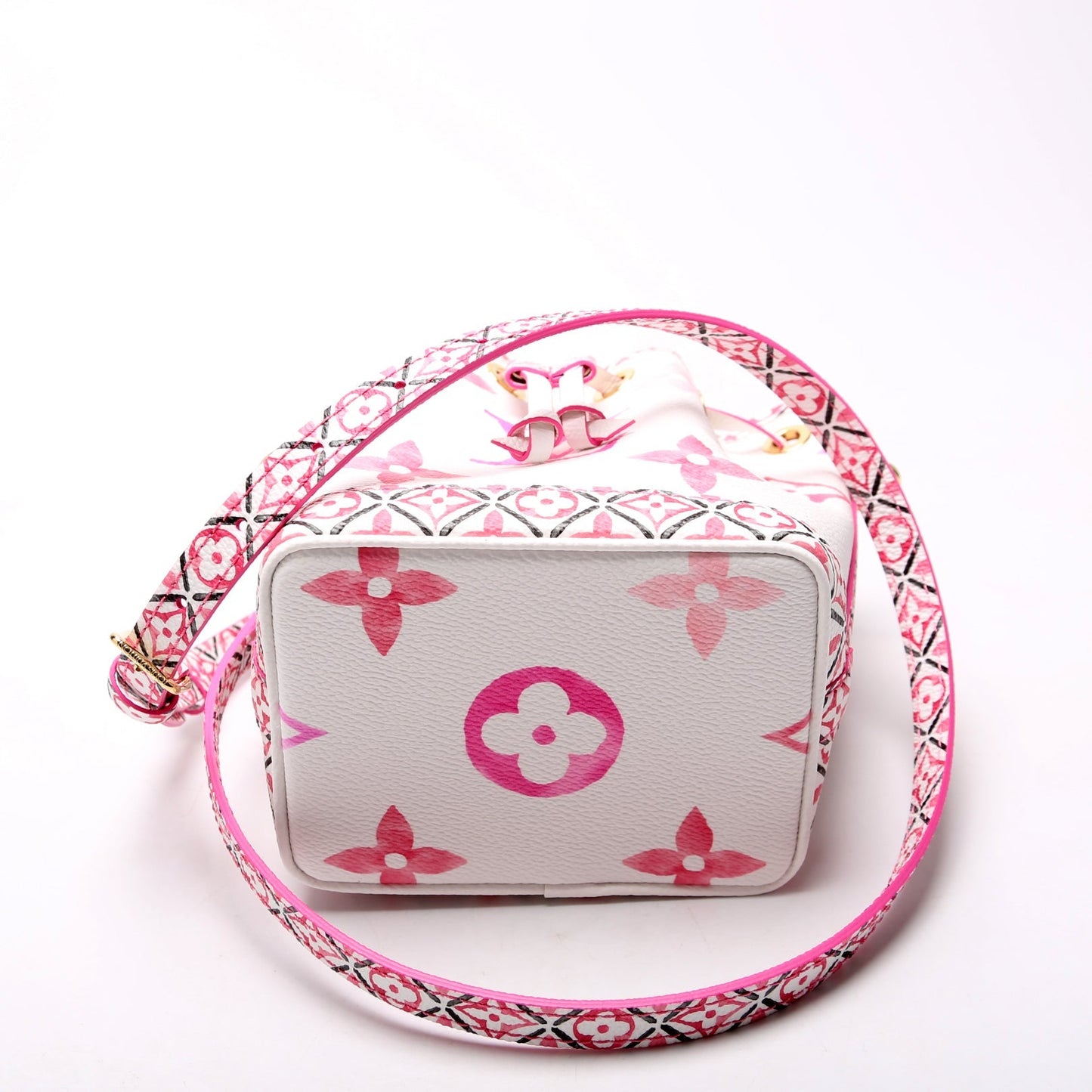 Louis Vuitton Nano Noe Watercolor By The Pool Pink