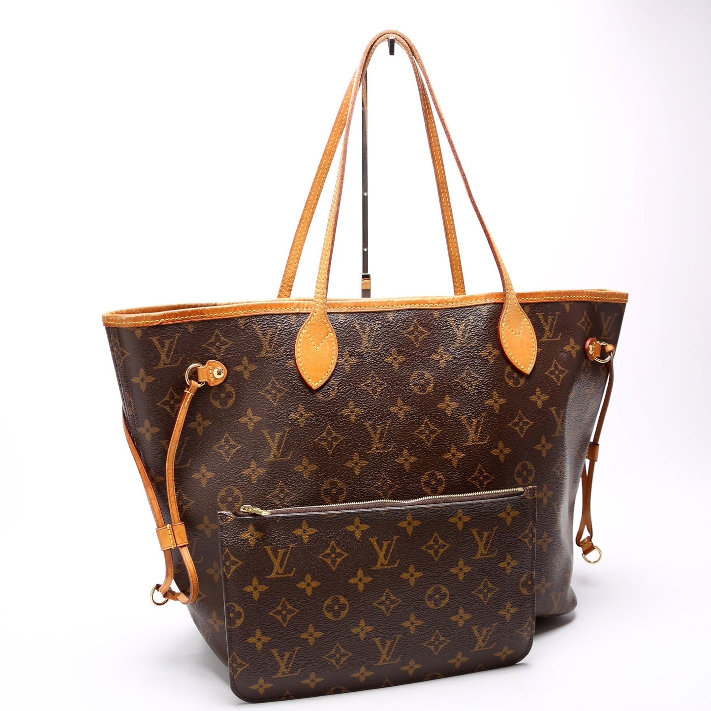 Louis Vuitton Neverfull with Wallet MM Monogram