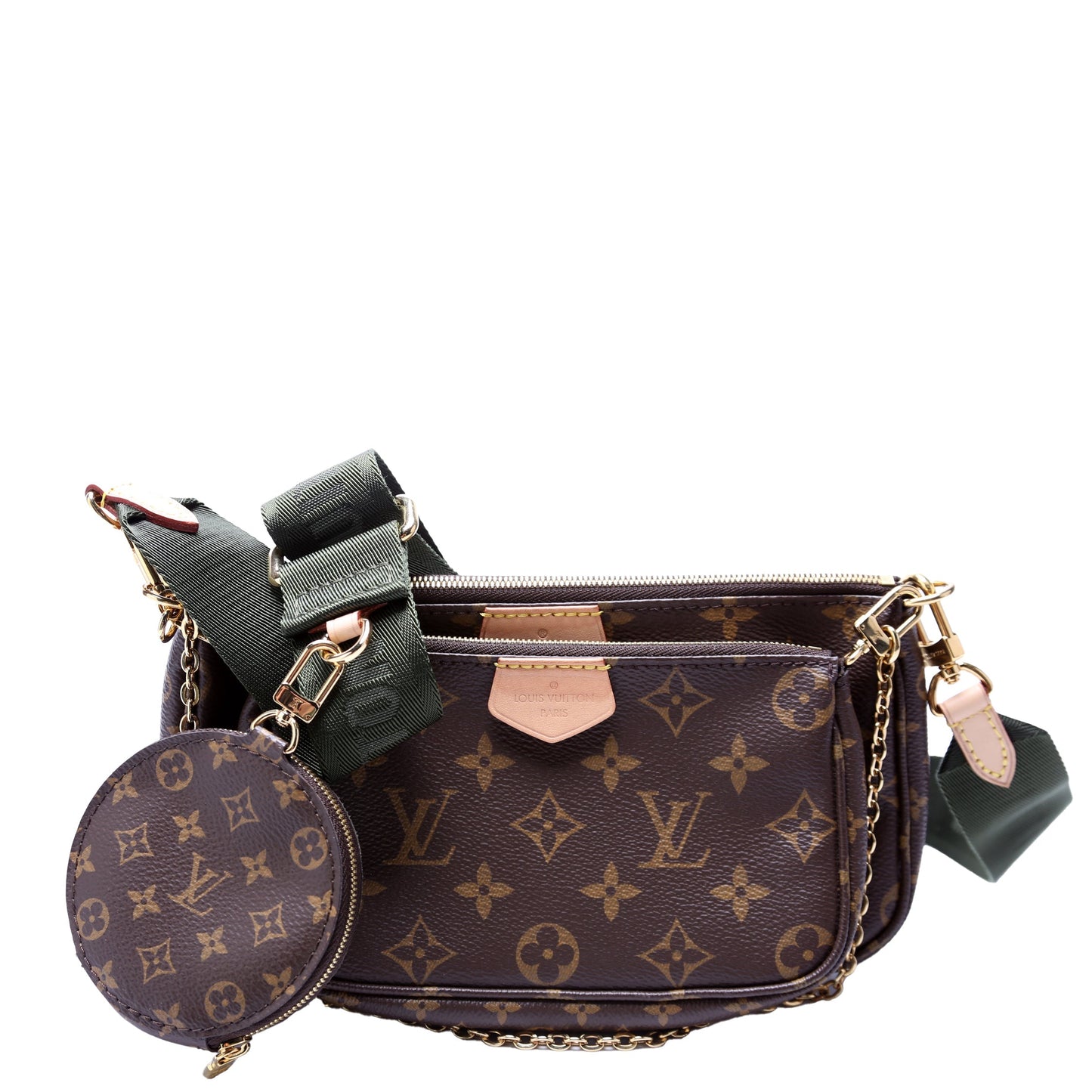Louis Vuitton Multi Pochette Monogram Green