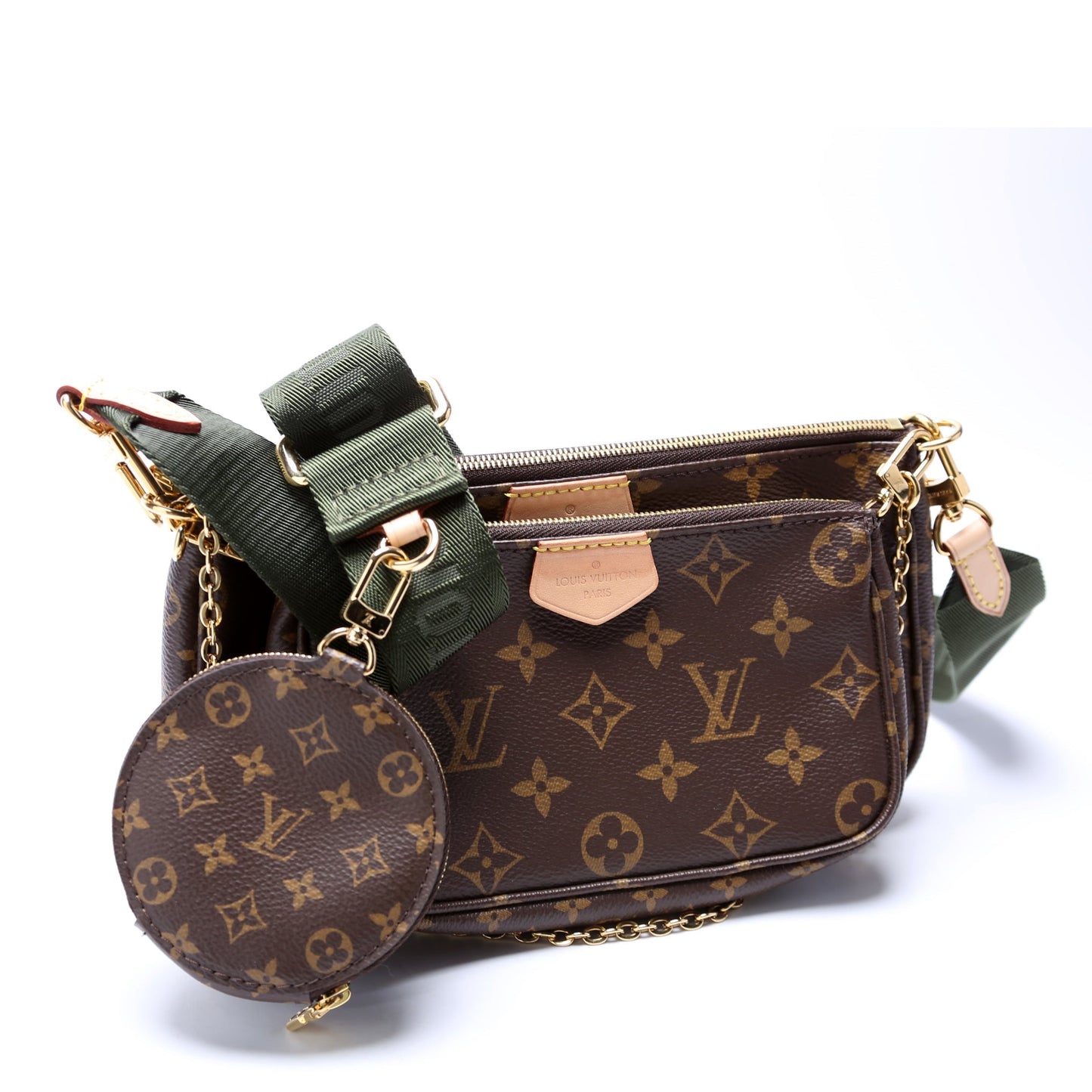 Louis Vuitton Multi Pochette Monogram Green