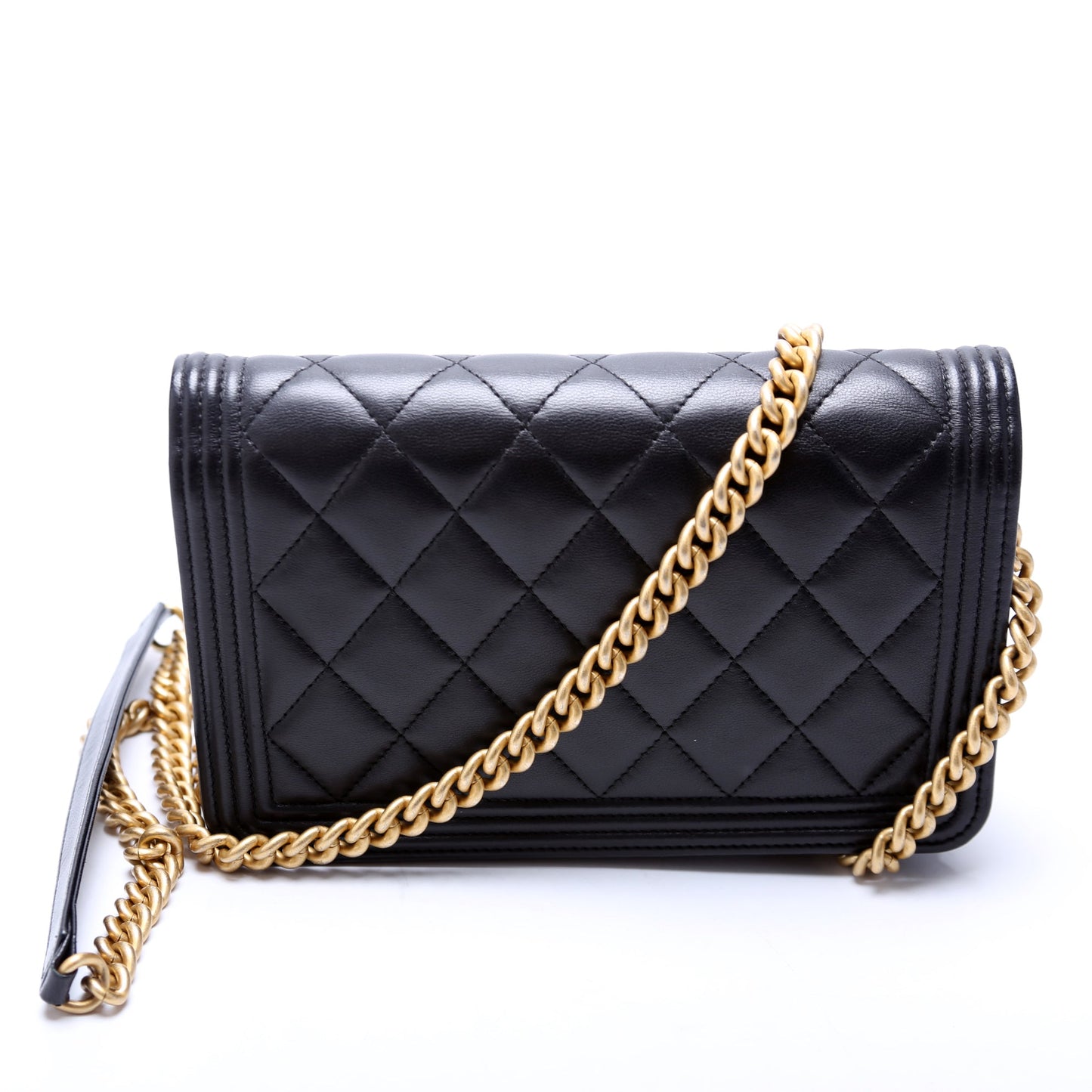 Chanel WOC Boy Lambskin 31M Black Bag