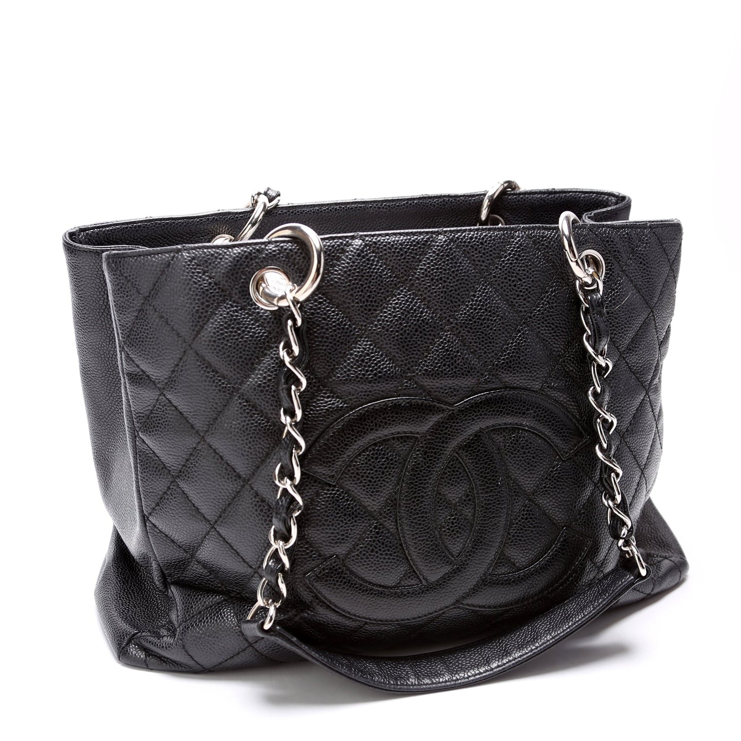 Chanel Grand Shopping Tote Caviar 15M Black Bag