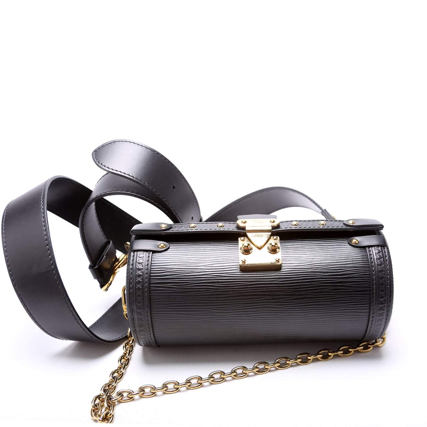 Louis Vuitton Papillon Trunk Epi Black