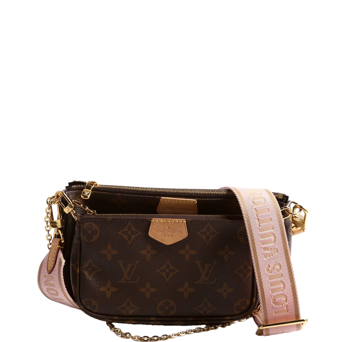 Louis Vuitton Multi Pochette Monogram Pink