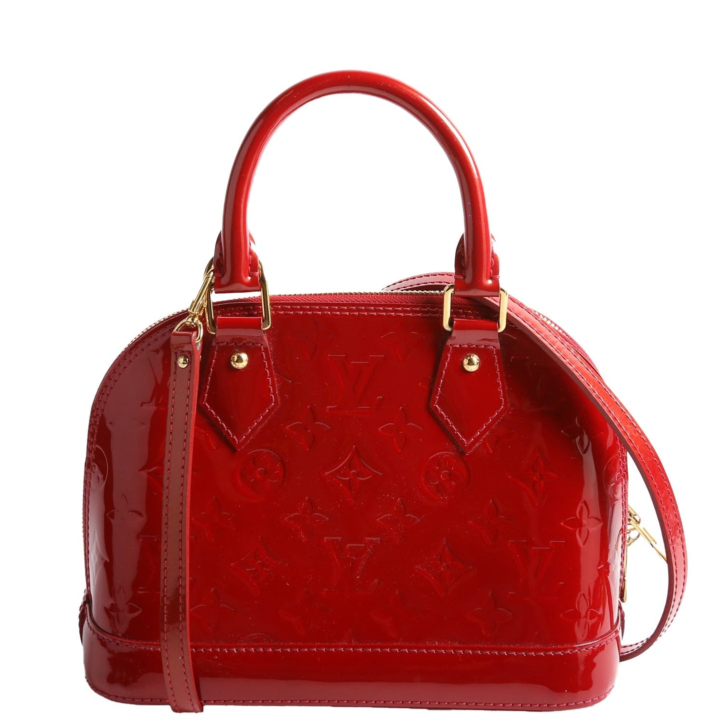 Louis Vuitton Alma BB Vernis Red