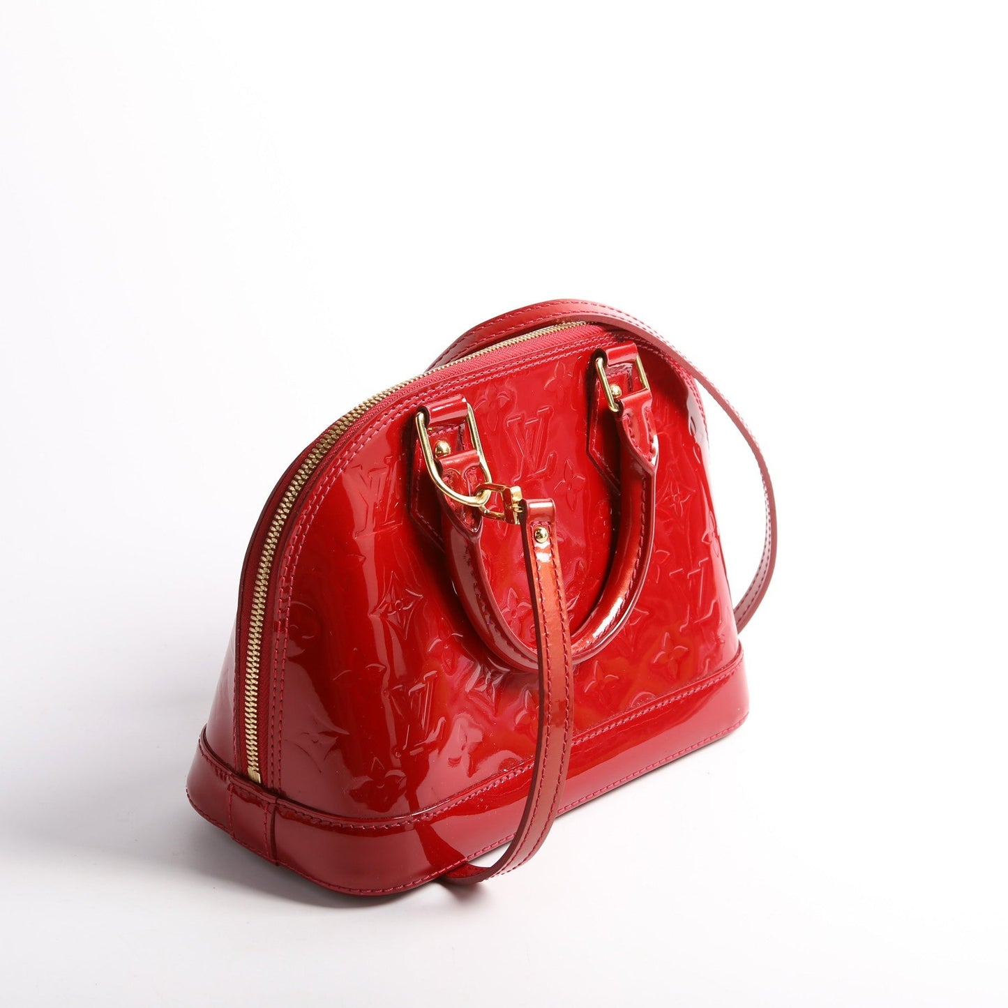 Louis Vuitton Alma BB Vernis Red