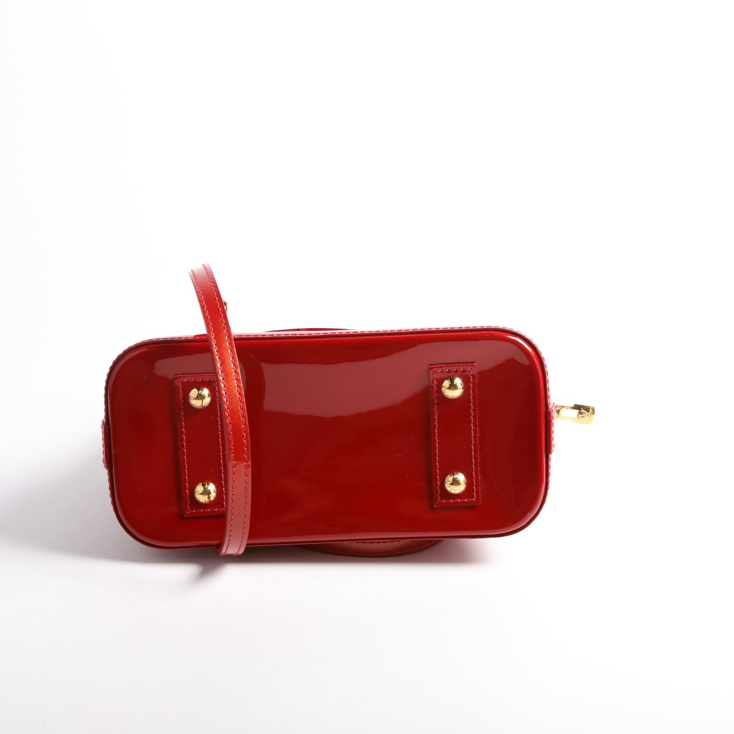 Louis Vuitton Alma BB Vernis Red