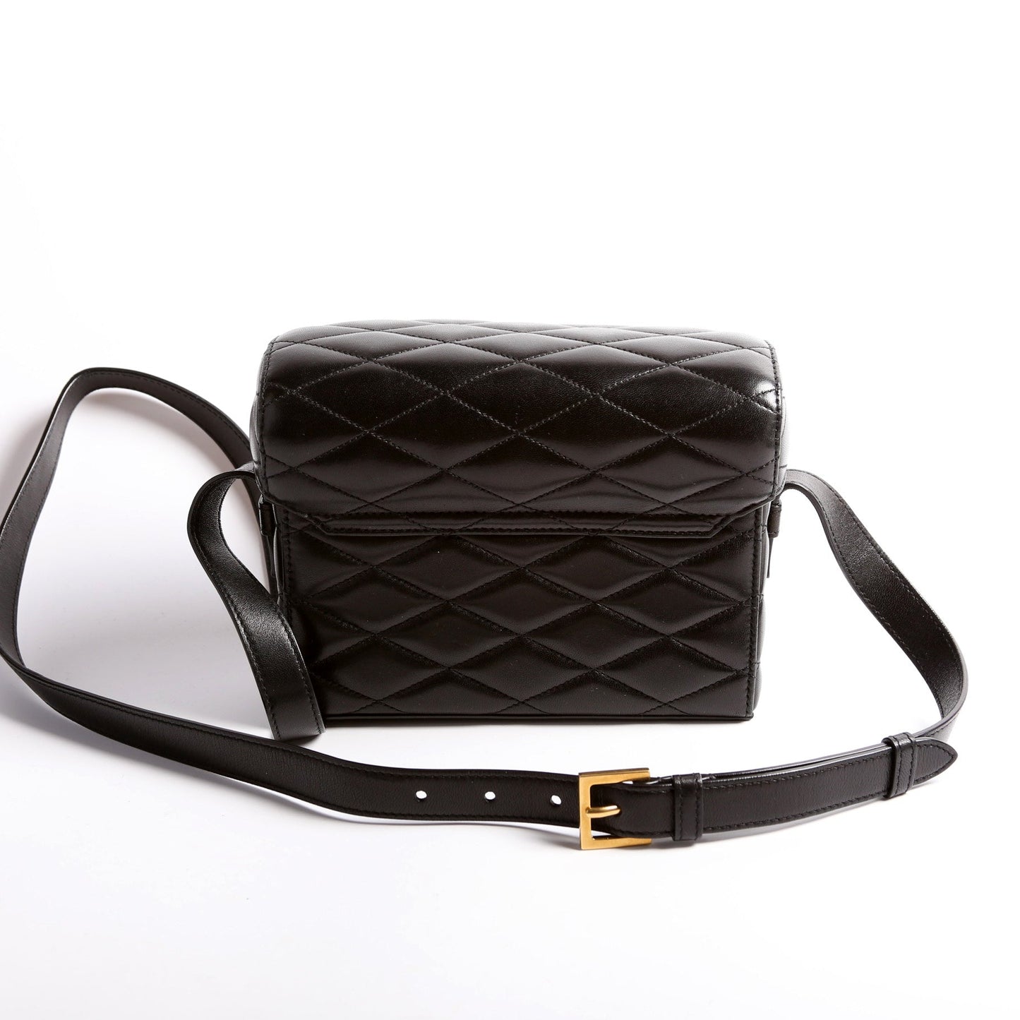 Saint Laurent June Quilted Box 710080 Black Bag