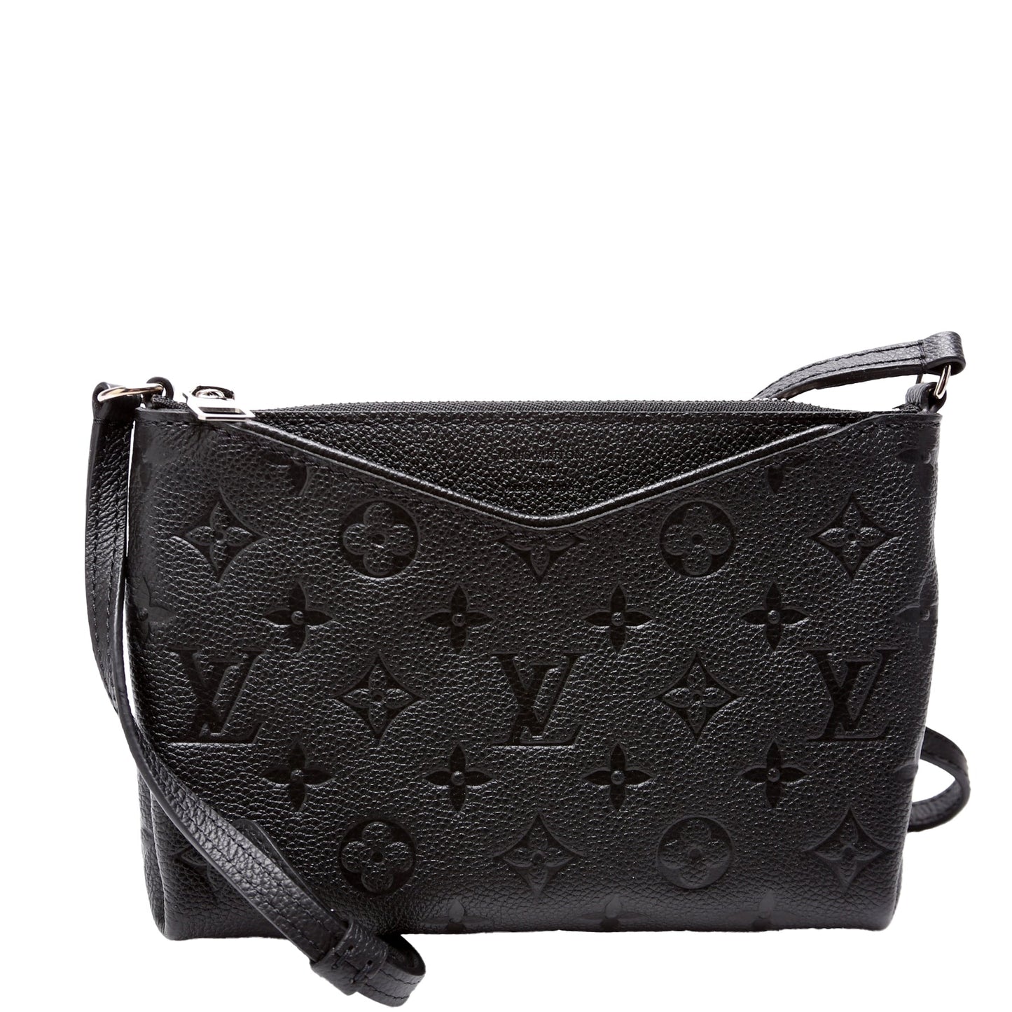 Louis Vuitton Pallas Clutch Uniformes Empreinte Black