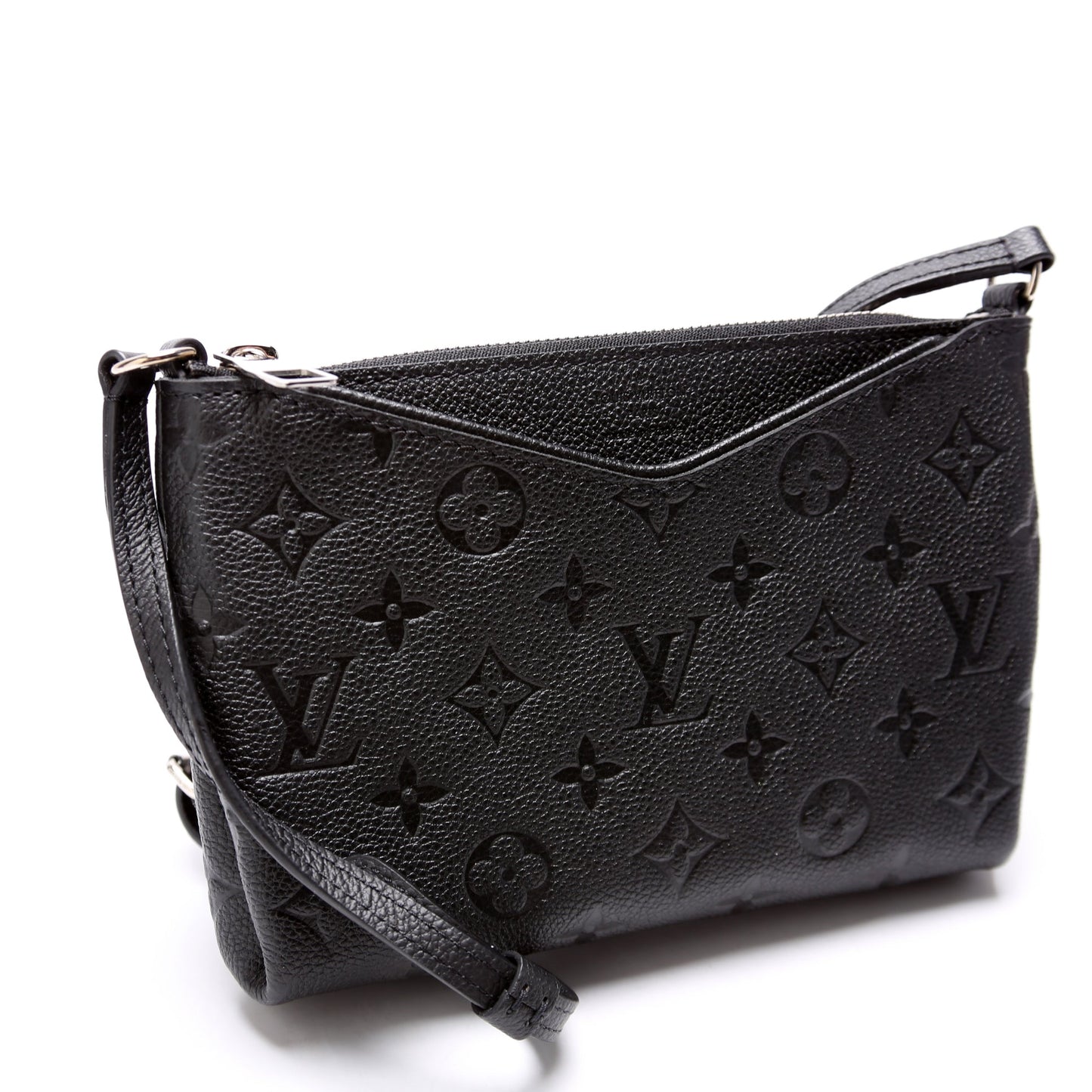 Louis Vuitton Pallas Clutch Uniformes Empreinte Black