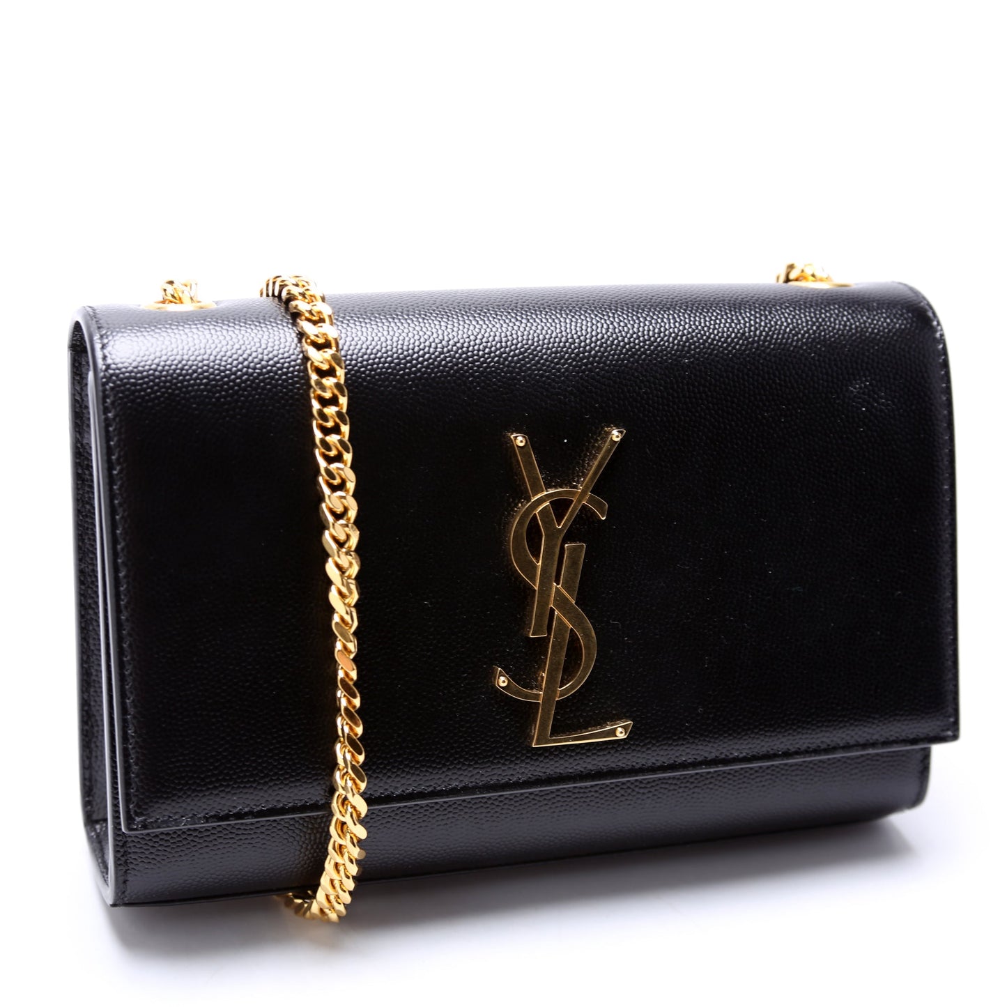Saint Laurent Kate Satchel Grain Small 469390 Black Bag