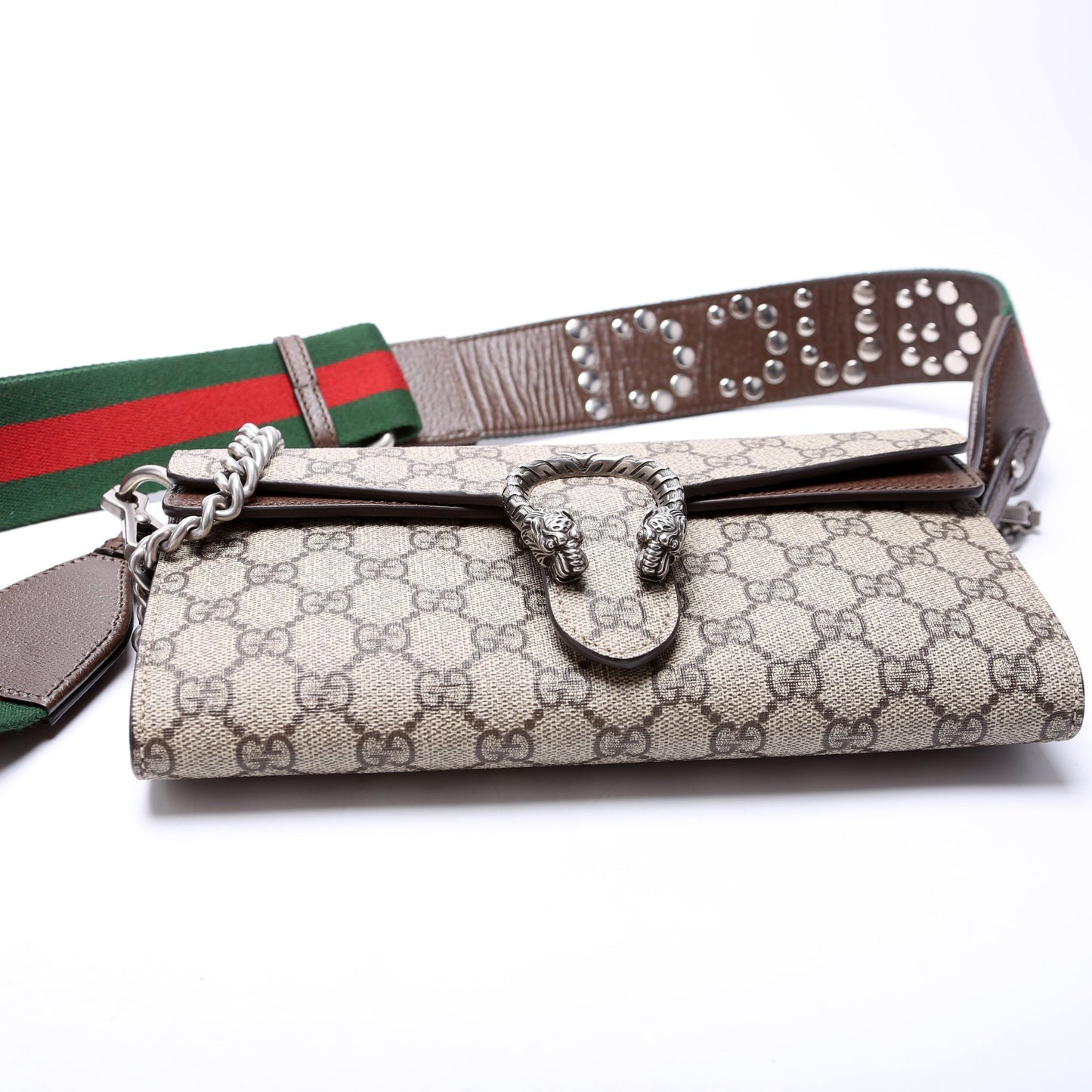 Gucci 731782 Dionysus GG Supreme East-West Small Shoulder Bag