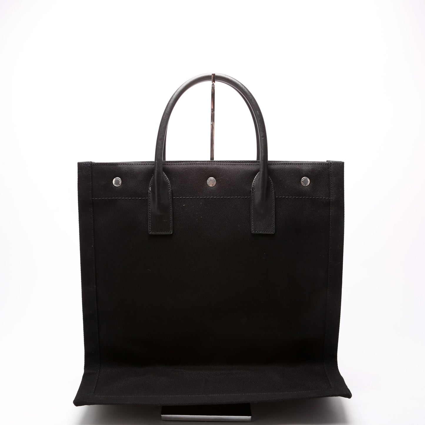 Saint Laurent Rive Gauche Vertical Tote Black Bag