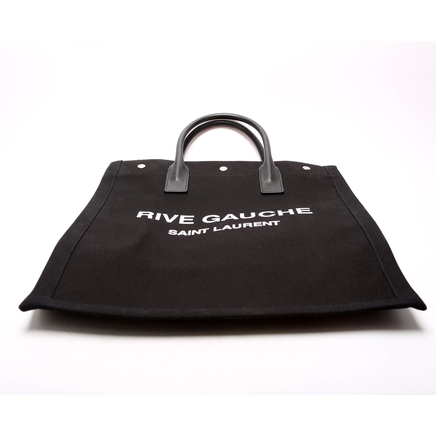 Saint Laurent Rive Gauche Vertical Tote Black Bag