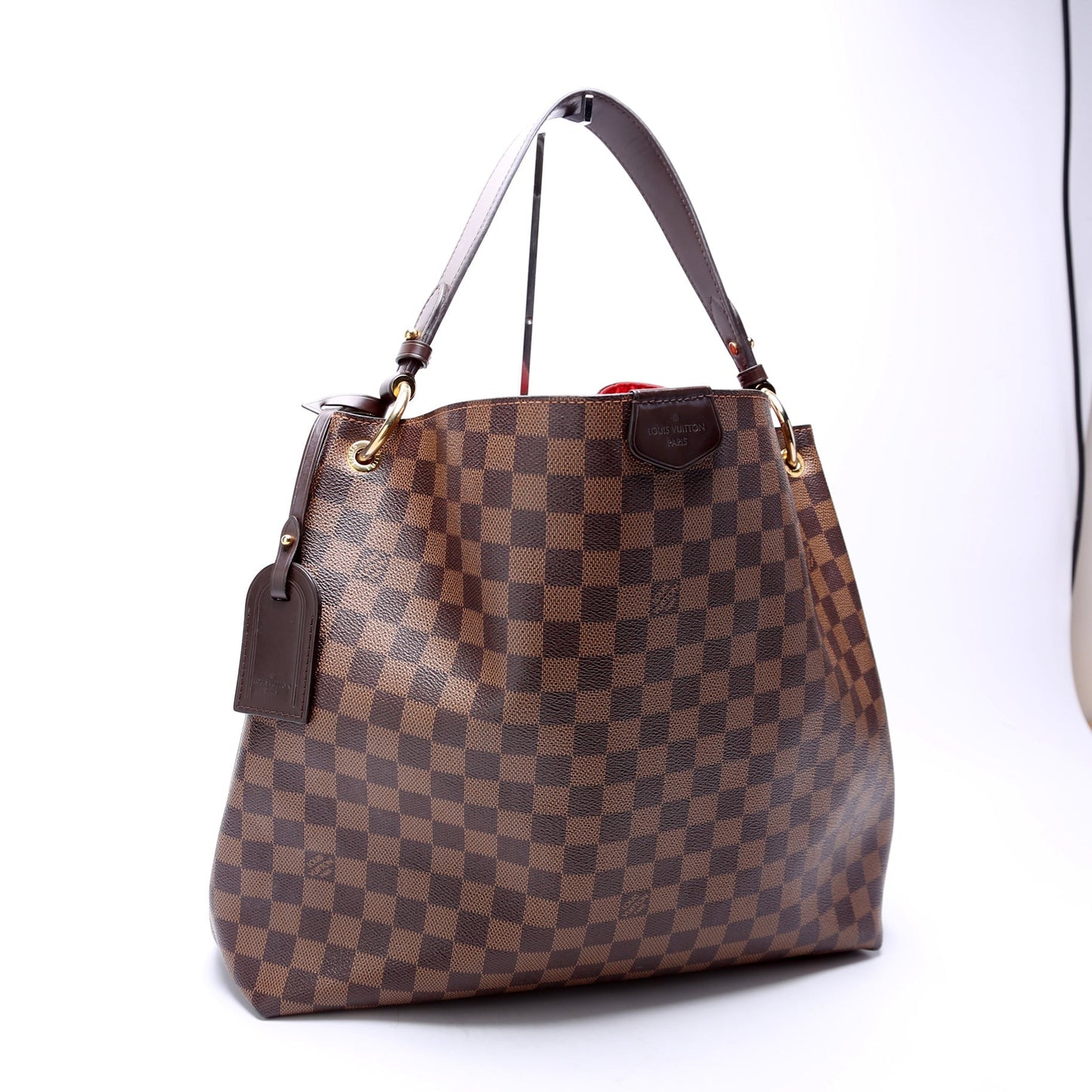 Louis Vuitton Graceful MM Damier Ebene Red