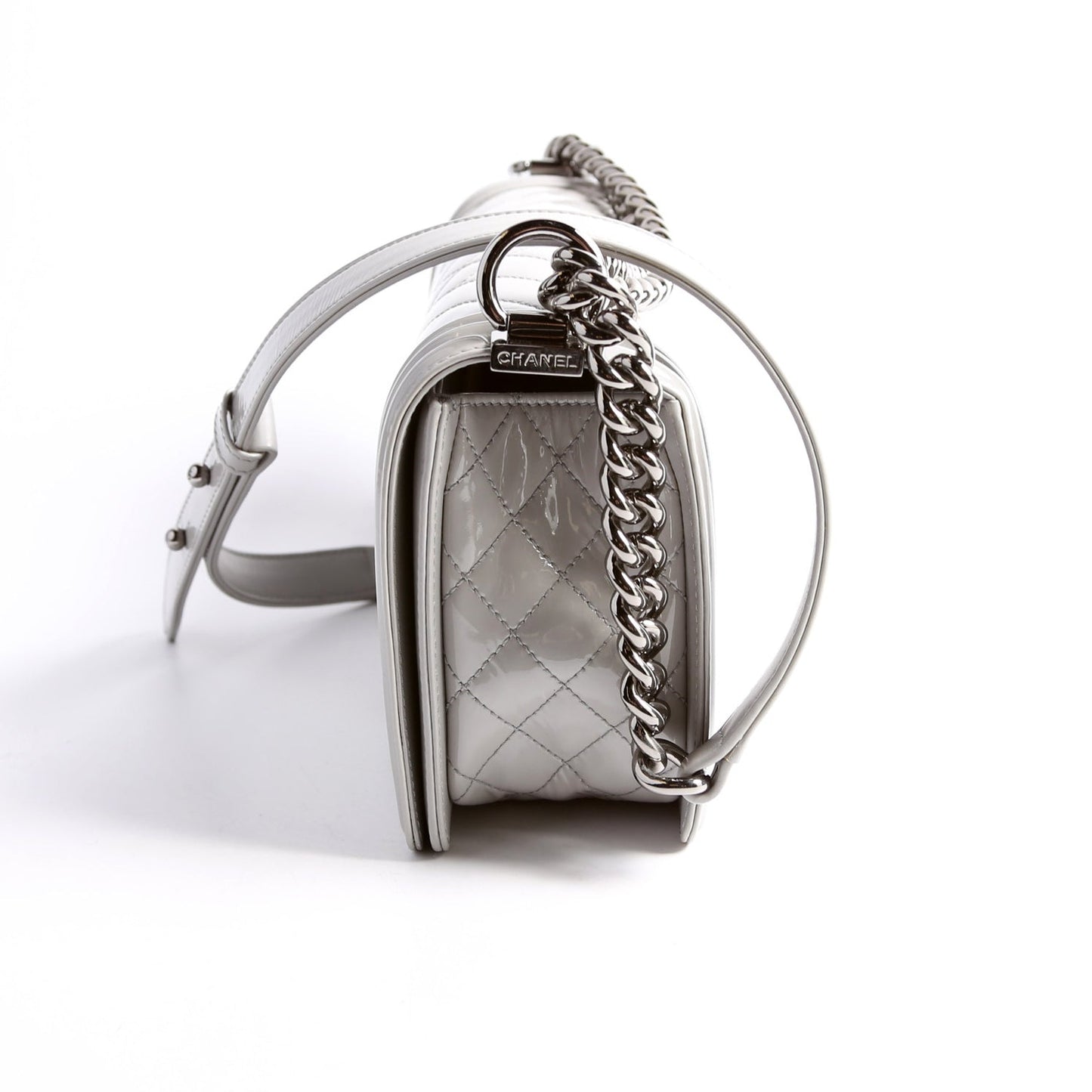 Chanel Boy Flap Medium Old Other Grey Bag