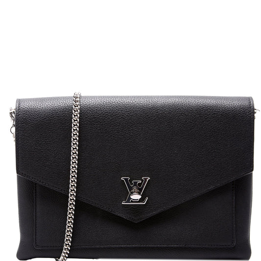 Louis Vuitton Mylockme Chain Pochette Black