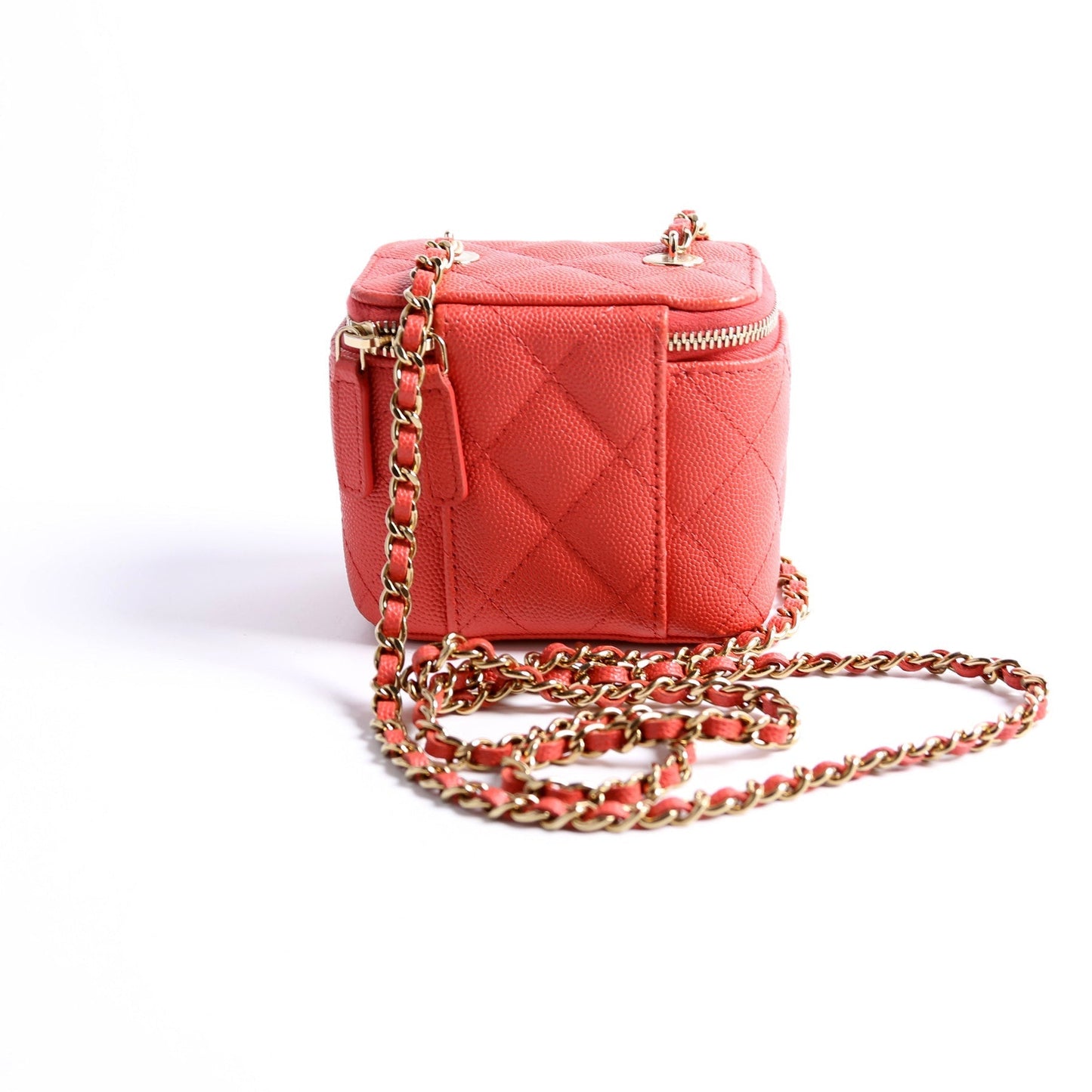 Chanel Vanity Mini With Chain Caviar RFID Bag