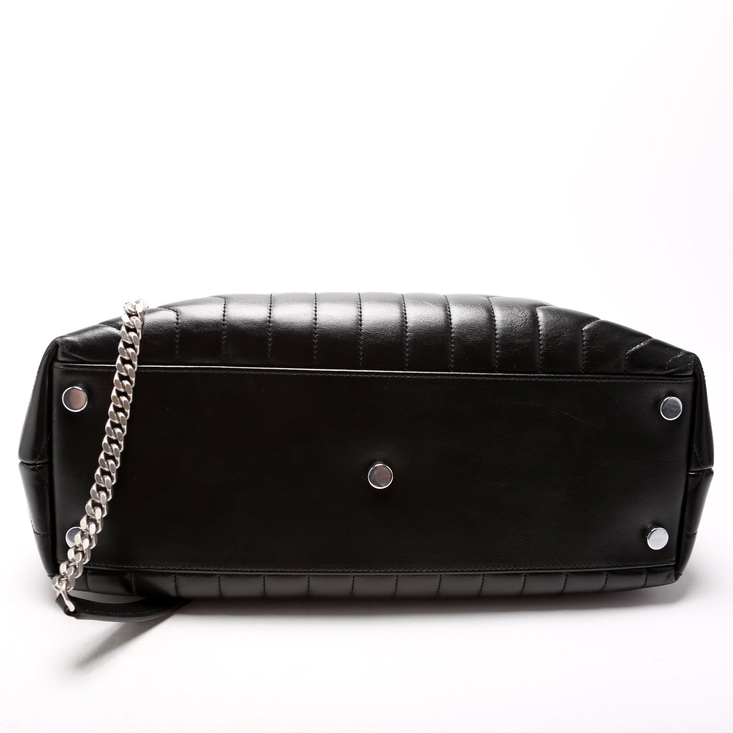 Saint Laurent 487215 Loulou Satchel Large Black Bag