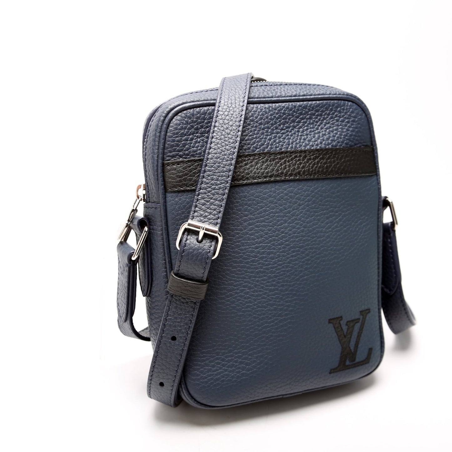 Louis Vuitton Danube Slim Taurillon Leather Blue