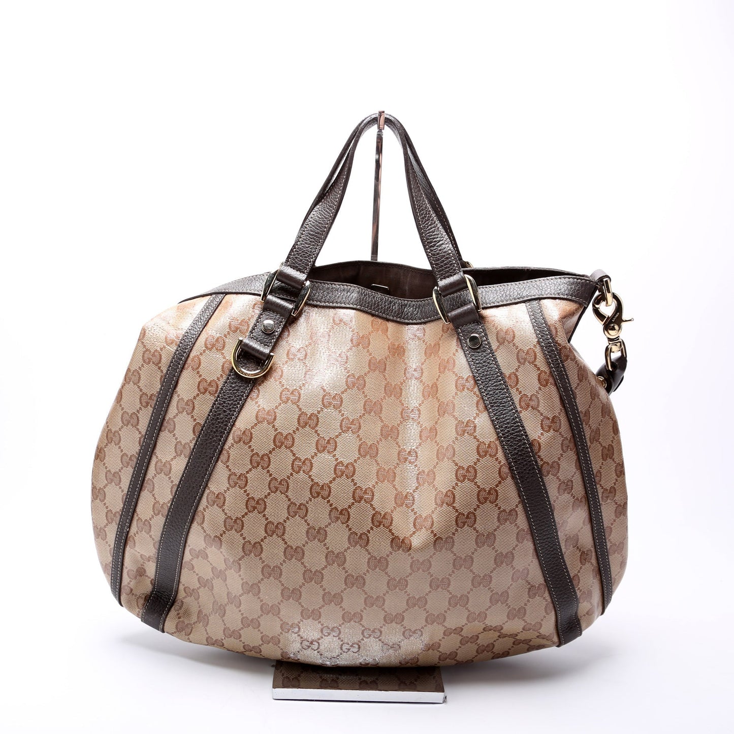Gucci 268641 GG Crystal Medium Abbey Convertible Tote Bag