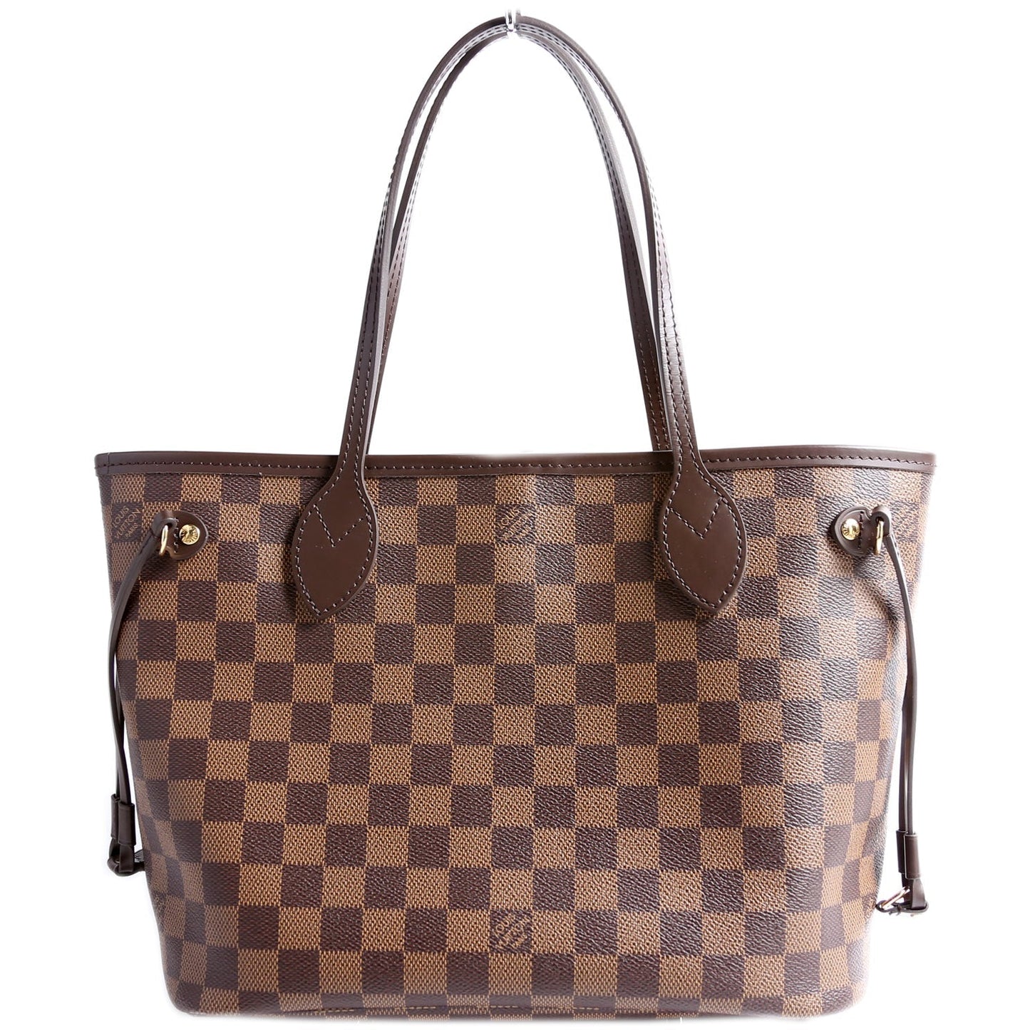 Louis Vuitton Neverfull W/Wallet PM Damier Ebene Red