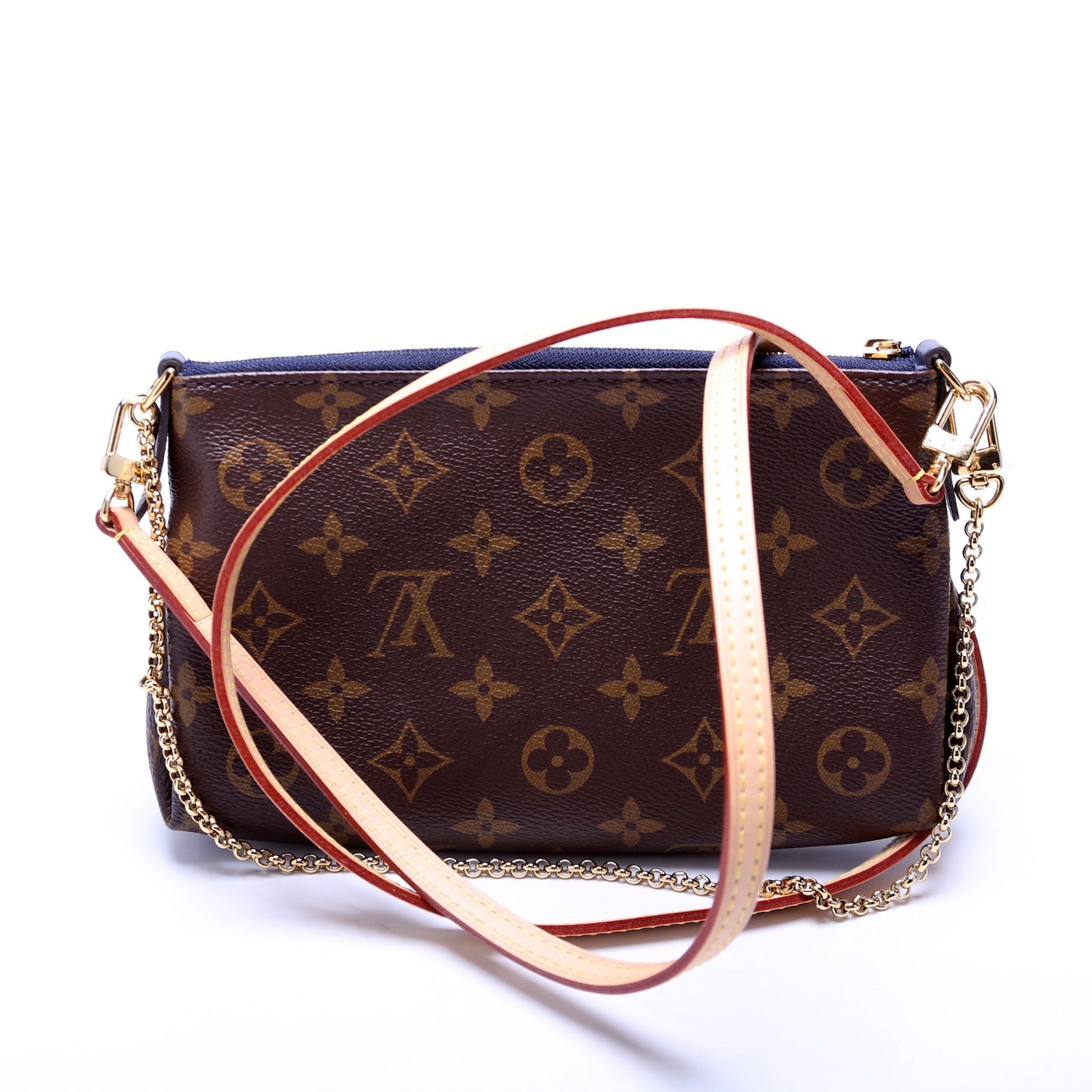 Louis Vuitton Pallas Clutch Monogram Navy