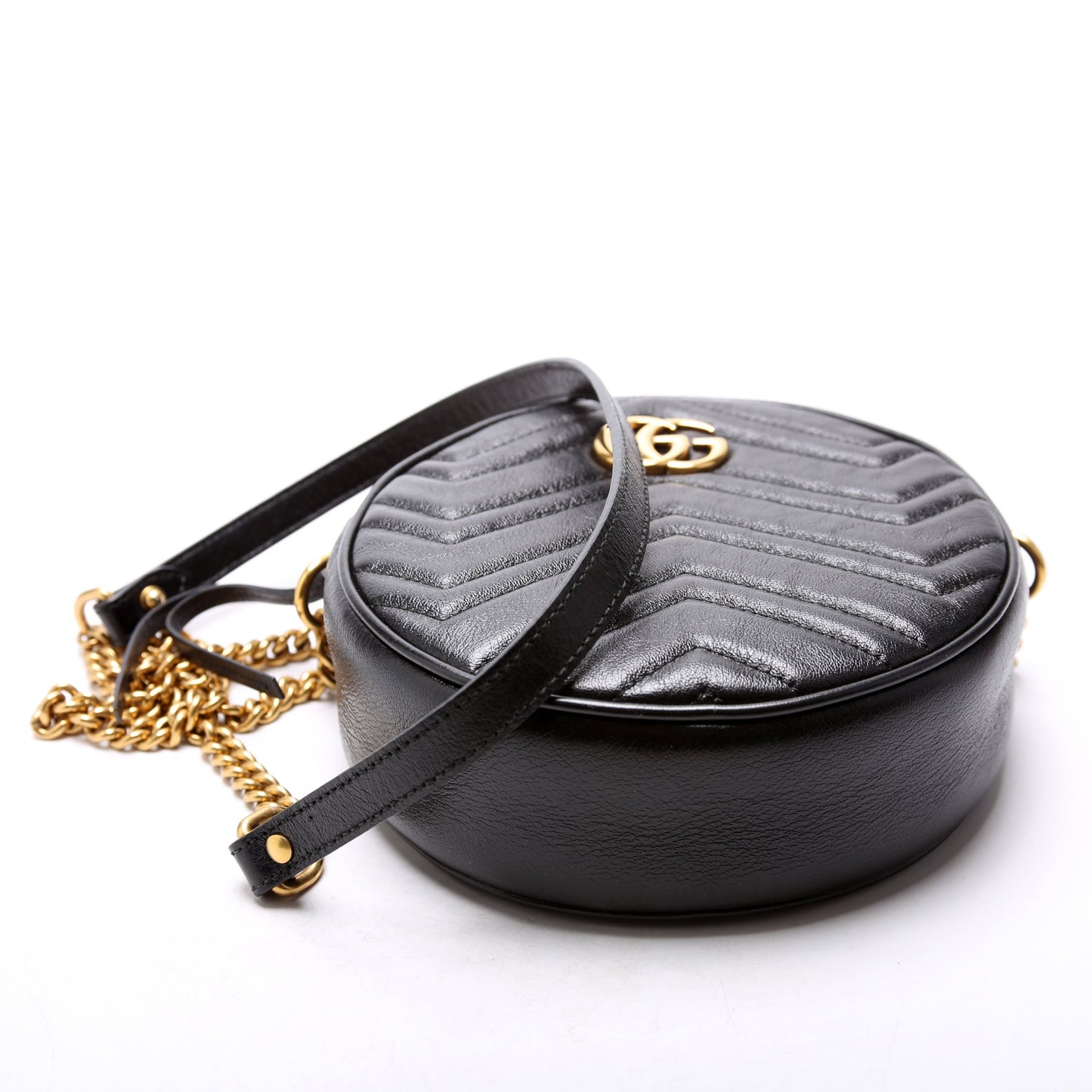 Gucci 550155 Marmont Mini Round Bag