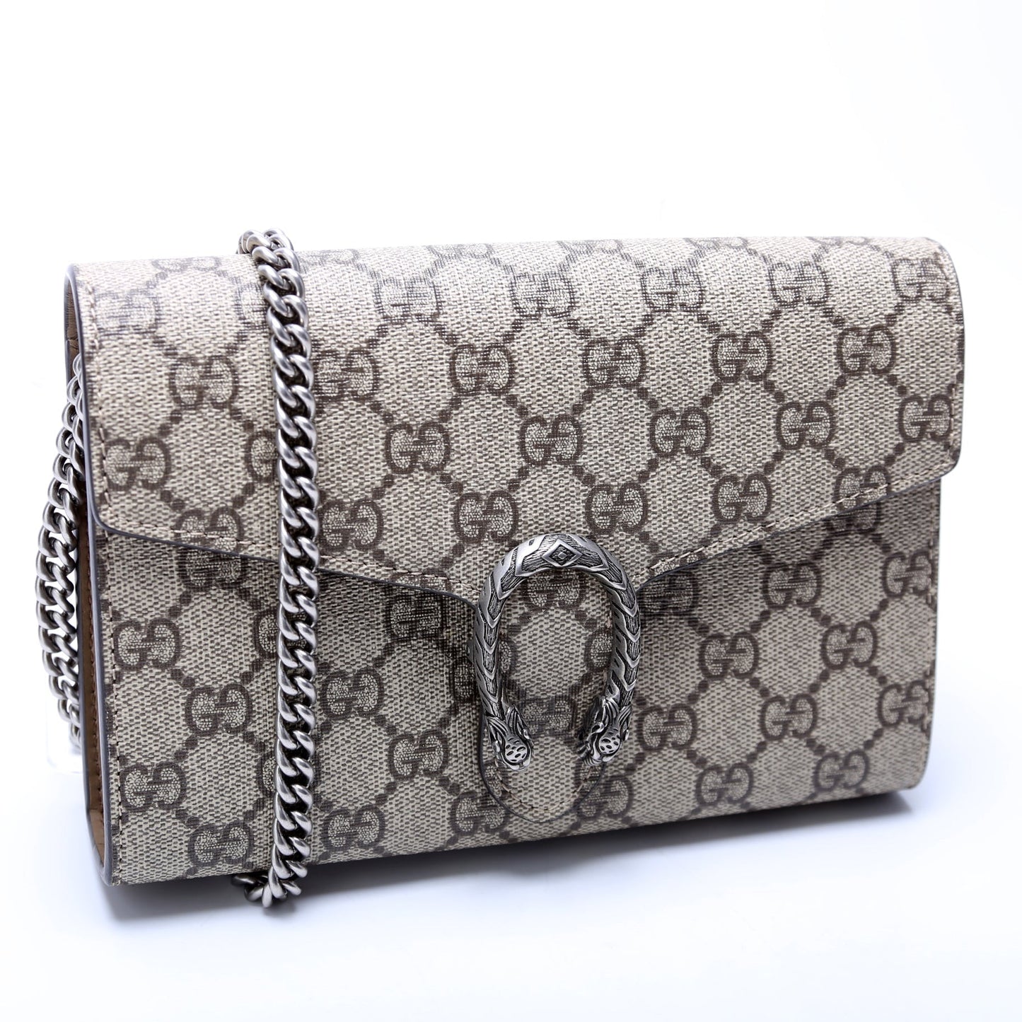 Gucci 401231 Dionysus Mini Wallet Tan Bag