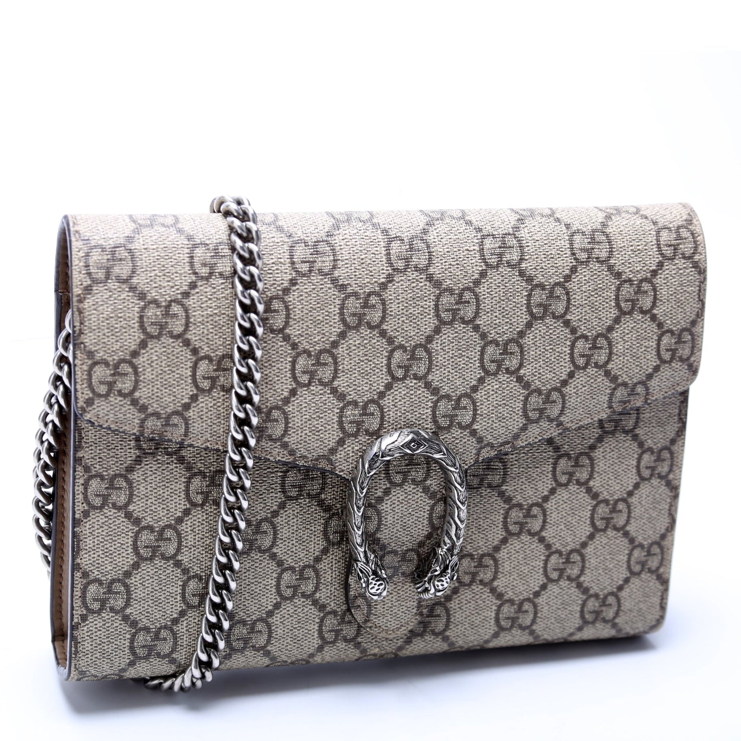 Gucci 401231 Dionysus Mini Wallet Beige Bag