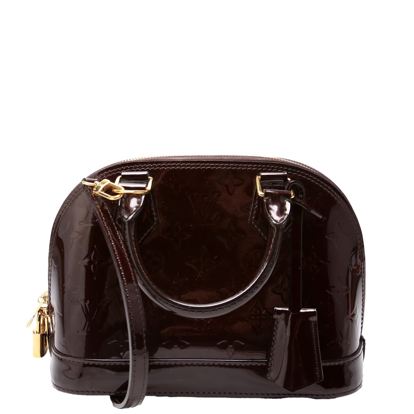 Louis Vuitton Alma BB Vernis Burgundy