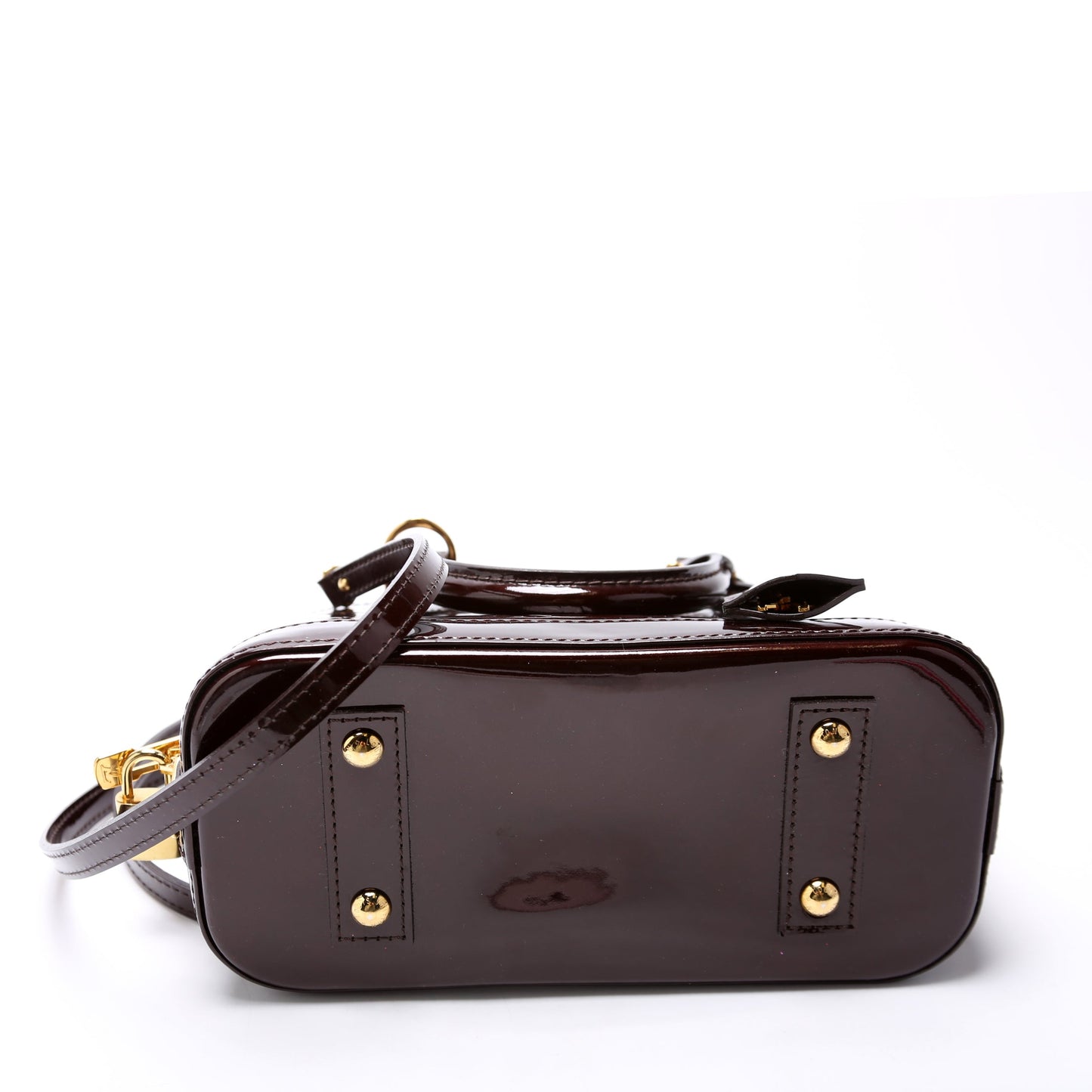 Louis Vuitton Alma BB Vernis Burgundy