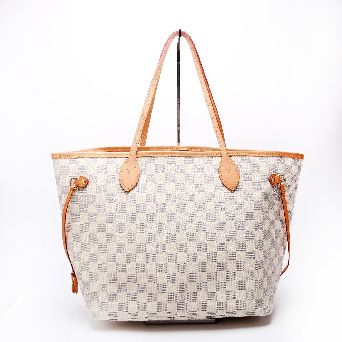 Louis Vuitton Neverfull with Wallet MM Damier Azur