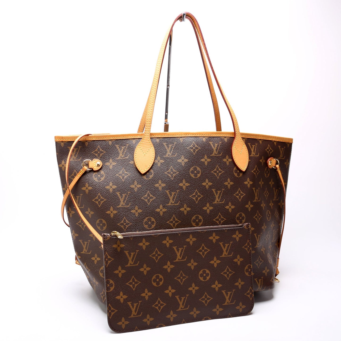 Louis Vuitton Neverfull with Wallet MM Monogram
