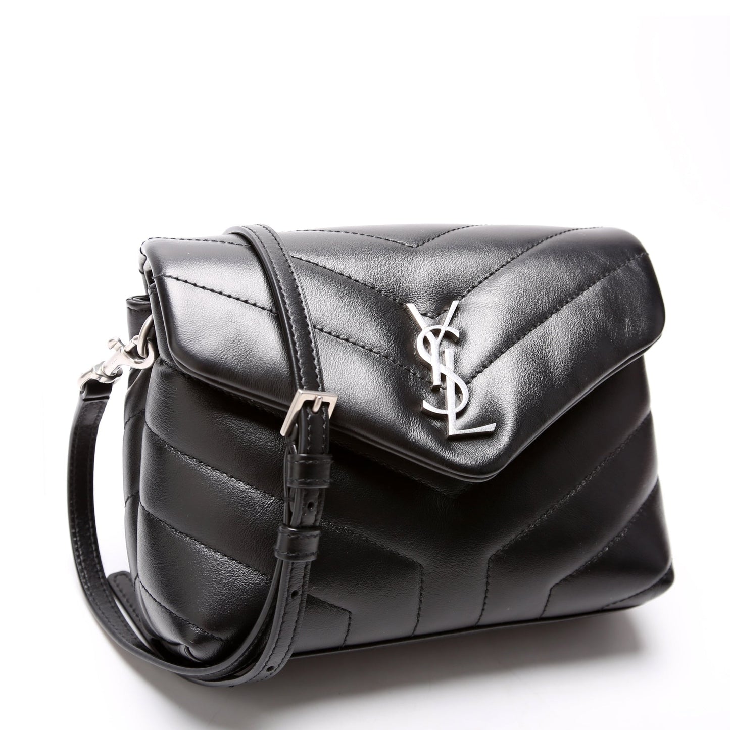 Saint Laurent LouLou Satchel Toy Crossbody 678401 Black Bag