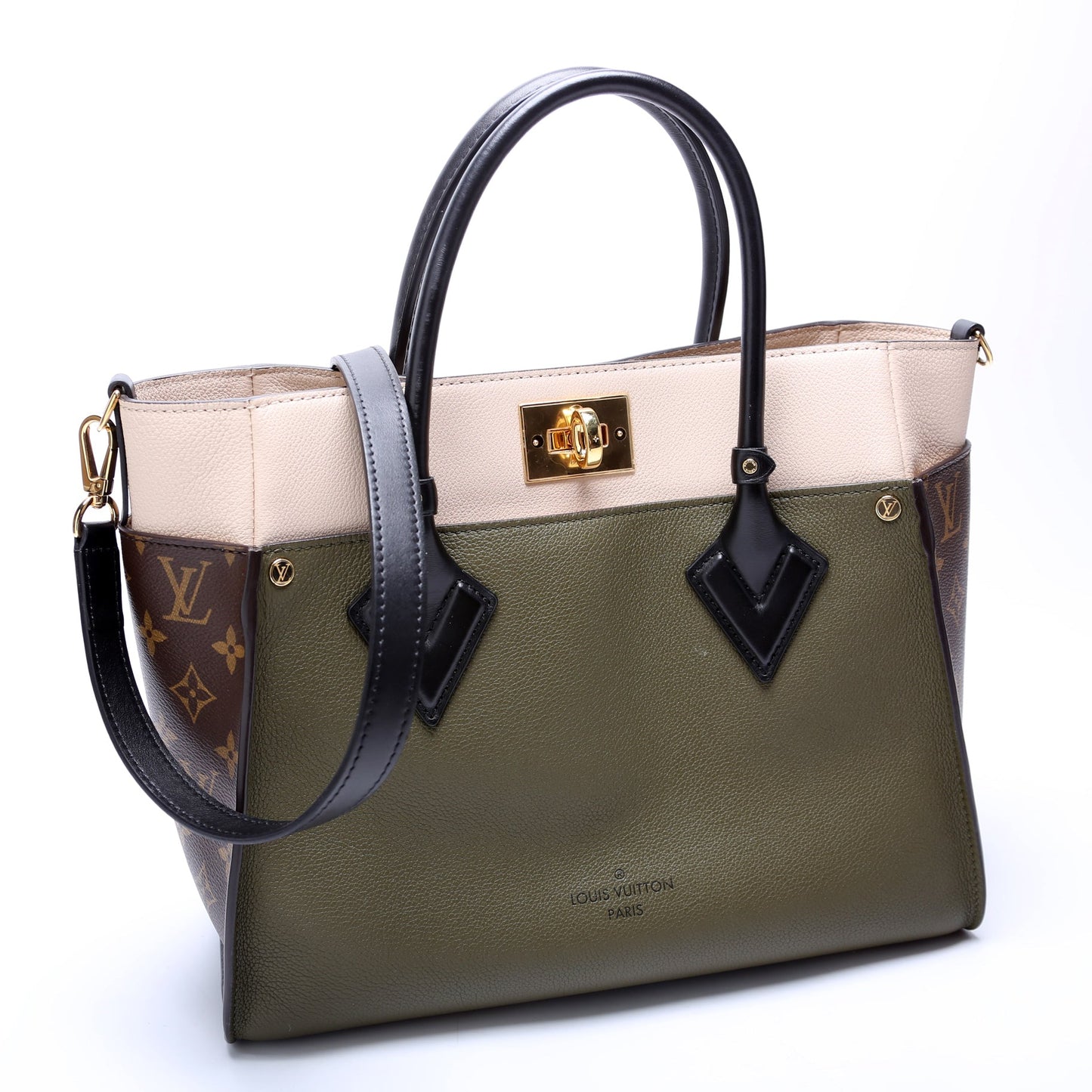 Louis Vuitton Ony My Side MM Calfskin Monogram Green