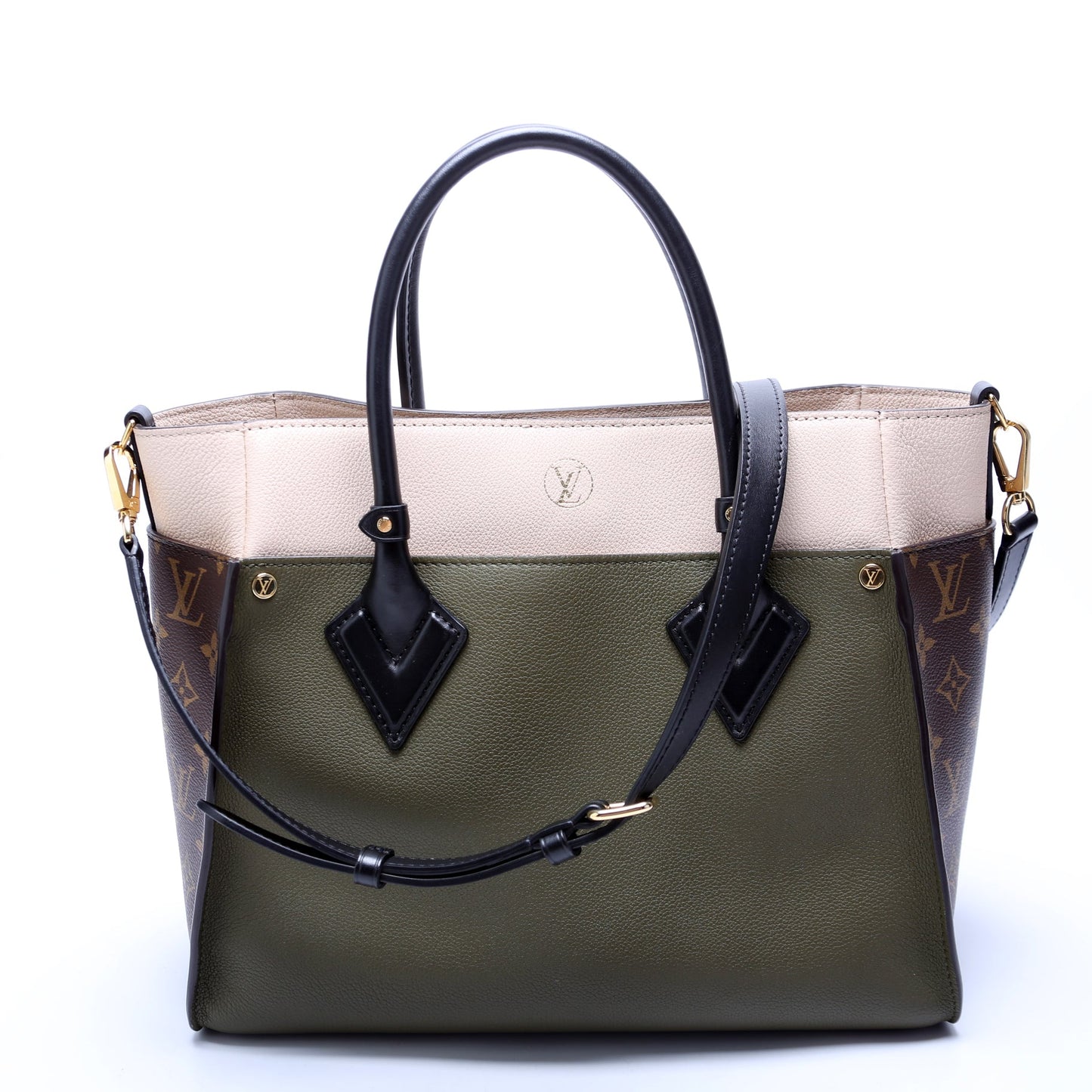 Louis Vuitton Ony My Side MM Calfskin Monogram Green