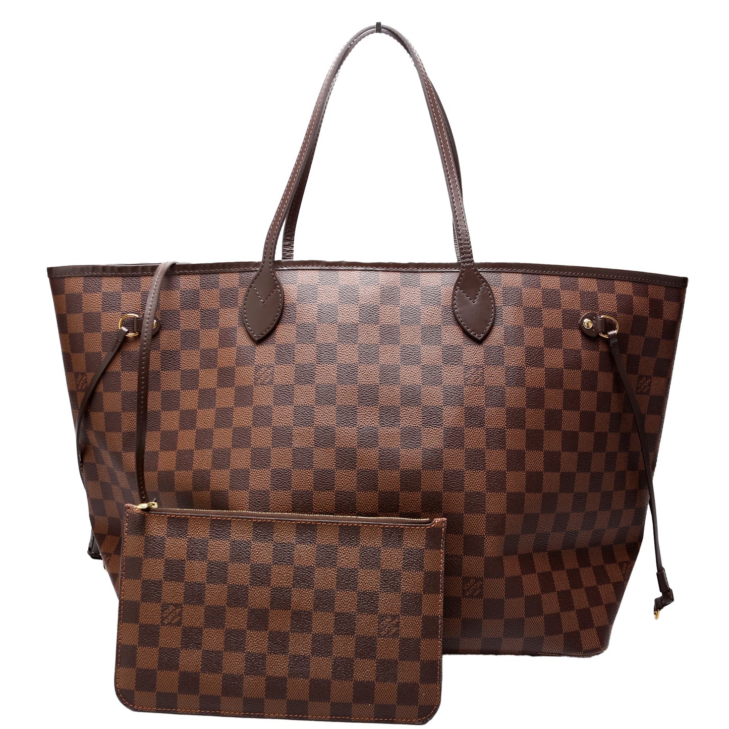 Louis Vuitton Neverfull With Wallet GM Damier Ebene