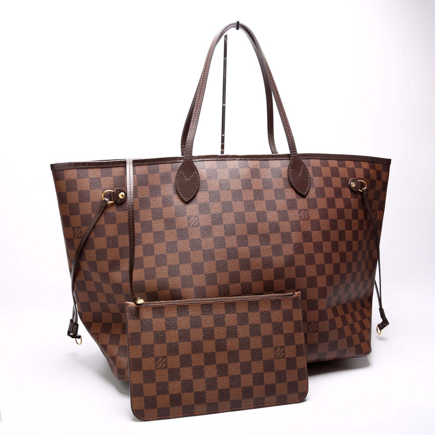 Louis Vuitton Neverfull With Wallet GM Damier Ebene