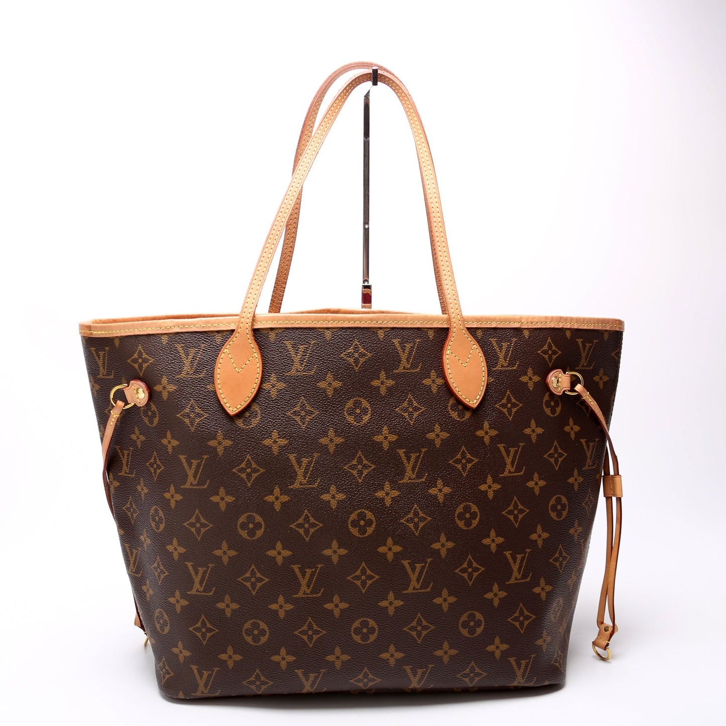 Louis Vuitton Neverfull W/Wallet MM Monogram Pink