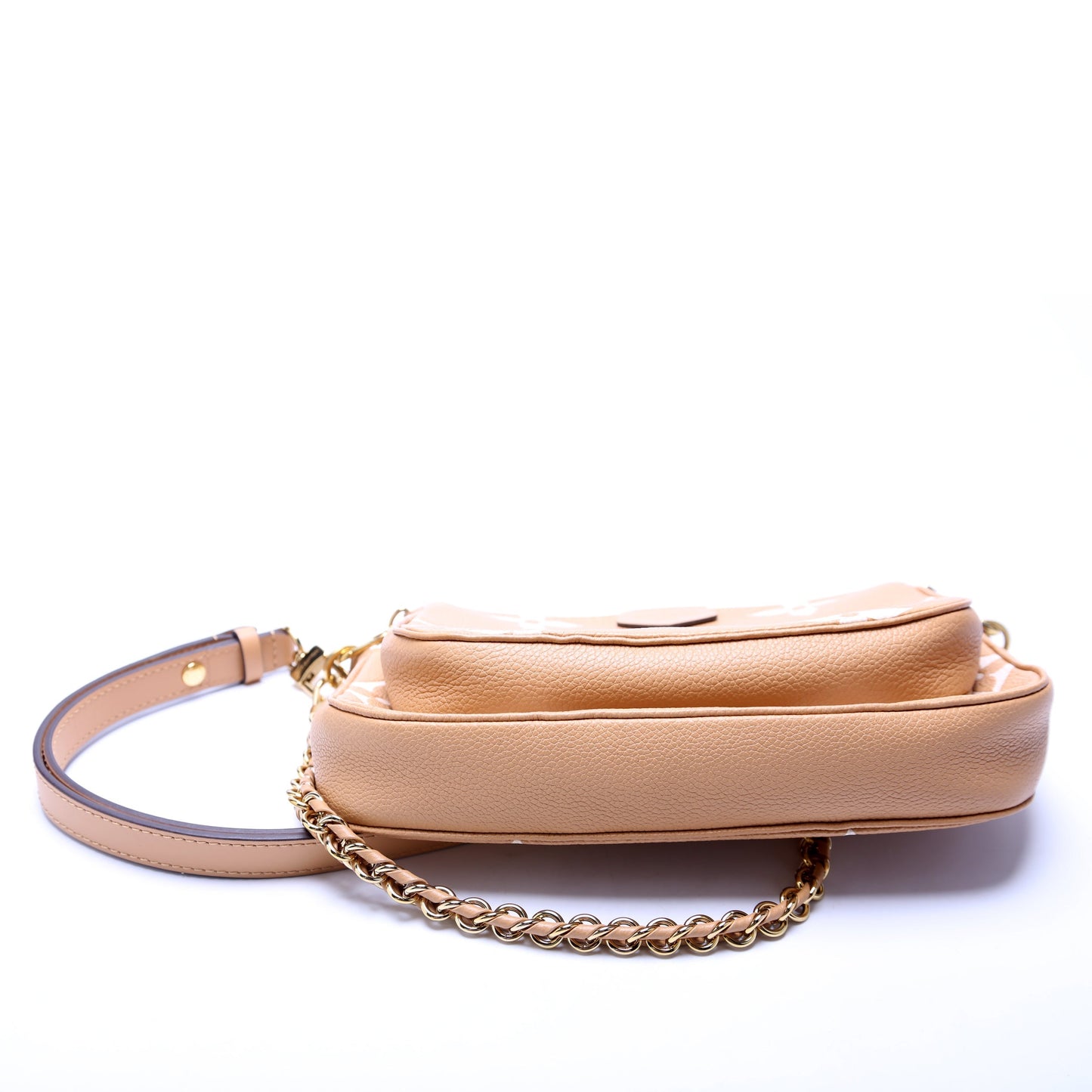 Louis Vuitton Multi Pochette Bicolor Empreinte Tan