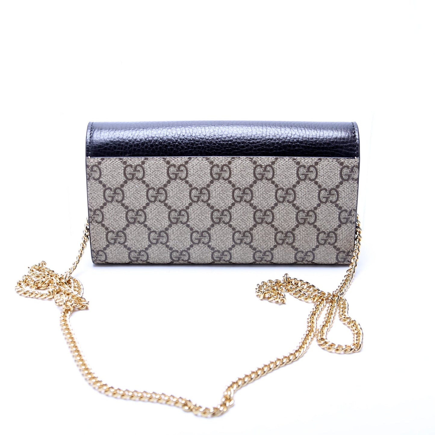 Gucci 546585 GG Marmont Chain Wallet Black Bag