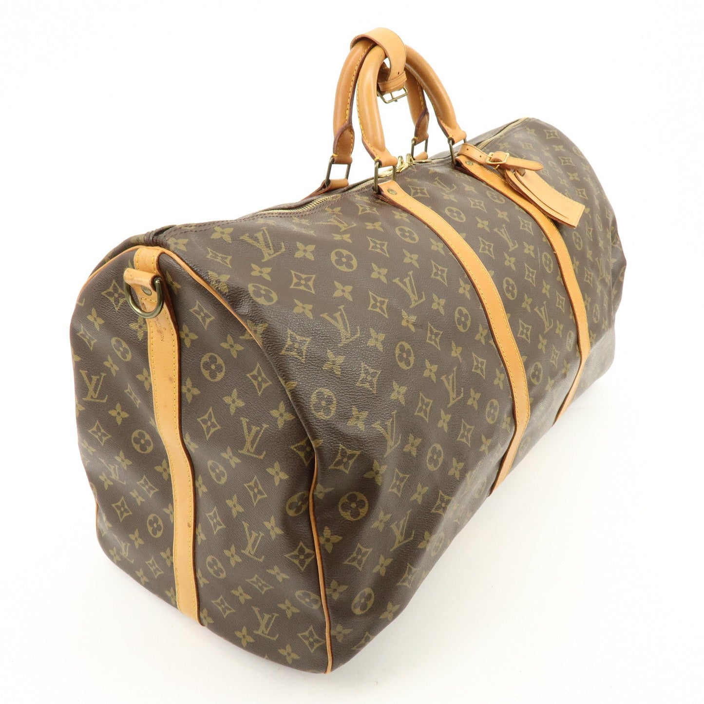 Louis Vuitton Monogram Keep All Bandouliere 60 Boston Bag M41412