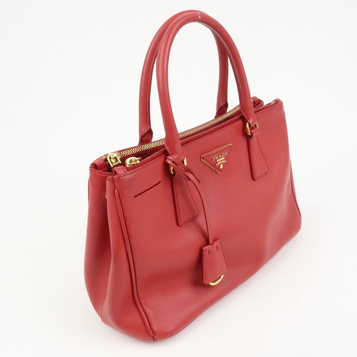 PRADA Saffiano Leather Galleria 2Way Shoulder Bag Hand Bag 1BA863