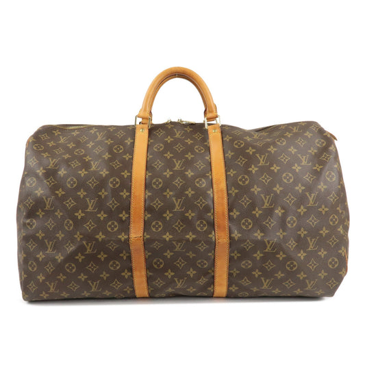 Louis Vuitton Monogram Keep All 60 Boston Bag Brown M41422