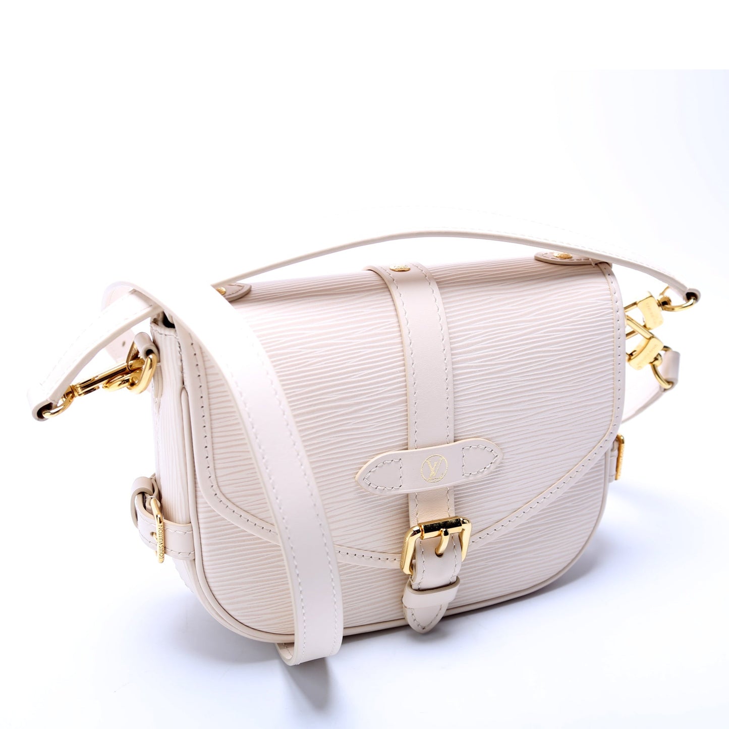 Louis Vuitton Saumur BB Softer Epi White