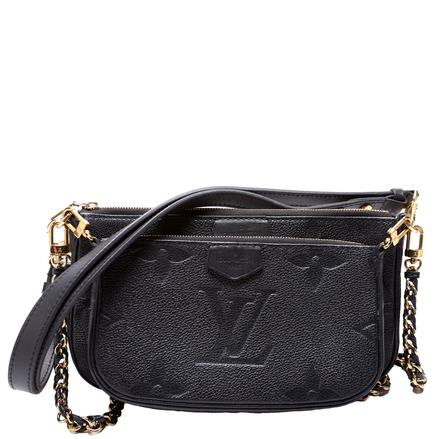 Louis Vuitton Multi Pochette Empreinte Black